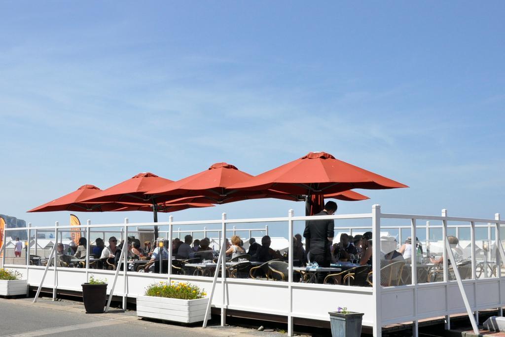 Le Bellevue Hotel Mers-les-Bains Bagian luar foto