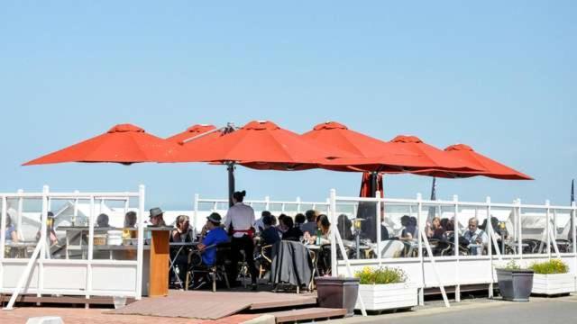 Le Bellevue Hotel Mers-les-Bains Bagian luar foto